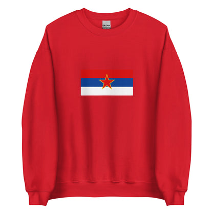 Serbia - Socialist Republic of Serbia (1946-1992) | Historical Serbian Flag Interactive Sweatshirt