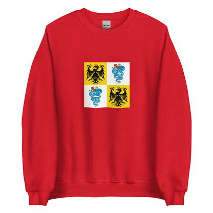 Switzerland - Duchy of Milan under the Holy Roman Empire (1395-1499) | Historical Suisse Flag Interactive Sweatshirt