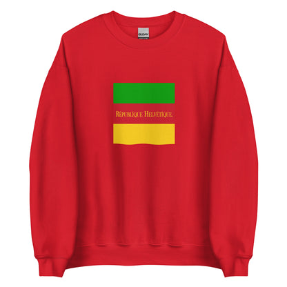 Switzerland - Helvetic Republic (1798-1803) | Historical Suisse Flag Interactive Sweatshirt