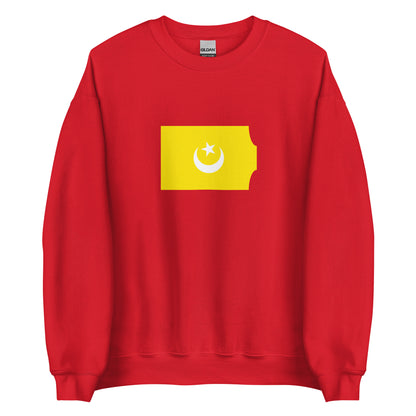 Tunisia - Hafsid Dynasty (1424-1488) | Historical Tunisian Flag Interactive Sweatshirt