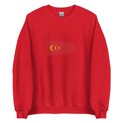 Tunisia - Ottoman Tunisia (1574-1705) | Historical Tunisian Flag Interactive Sweatshirt
