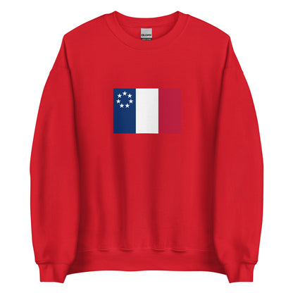 USA - New France (1534-1763) | Historical American Flag Interactive Sweatshirt