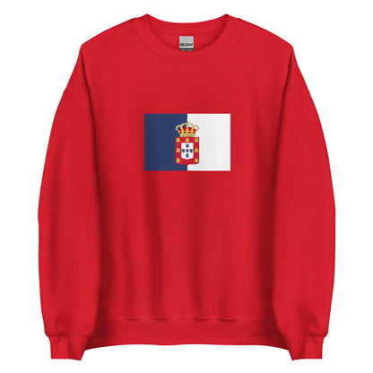 Portugal - Kingdom of Portugal (1830-1910) | Historical Portuguese Flag Interactive Sweatshirt