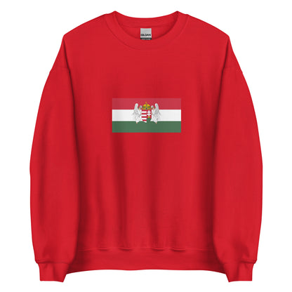 Slovakia - Kingdom of Hungary (1000-1918) | Historical Slovakian Flag Interactive Sweatshirt