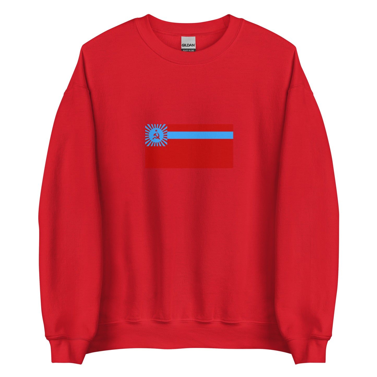 Georgia - Georgian Soviet Socialist Republic (1951-1990) | Historical Georgian Flag Interactive Sweatshirt