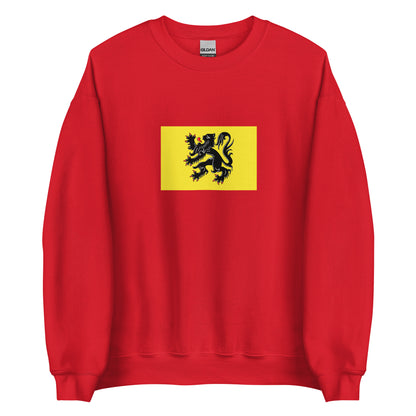 Belgium - Flemish Flanders | Ethnic Belgian Flag Interactive Sweatshirt