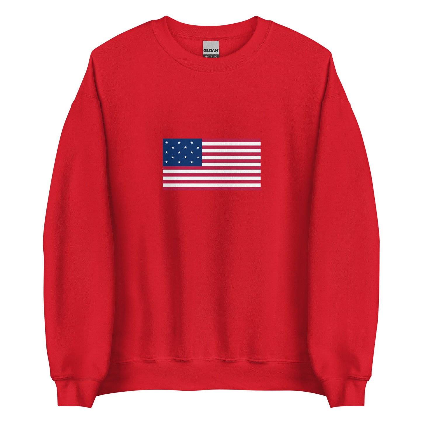 USA - 15 Star Spangled Flag (1795-1818) | Historical American Flag Interactive Sweatshirt