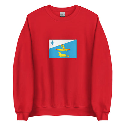 USA - Aleuts People | Indigenous American Flag Interactive Sweatshirt