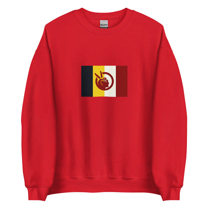 USA - Native Americans | Indigenous American Flag Interactive Sweatshirt