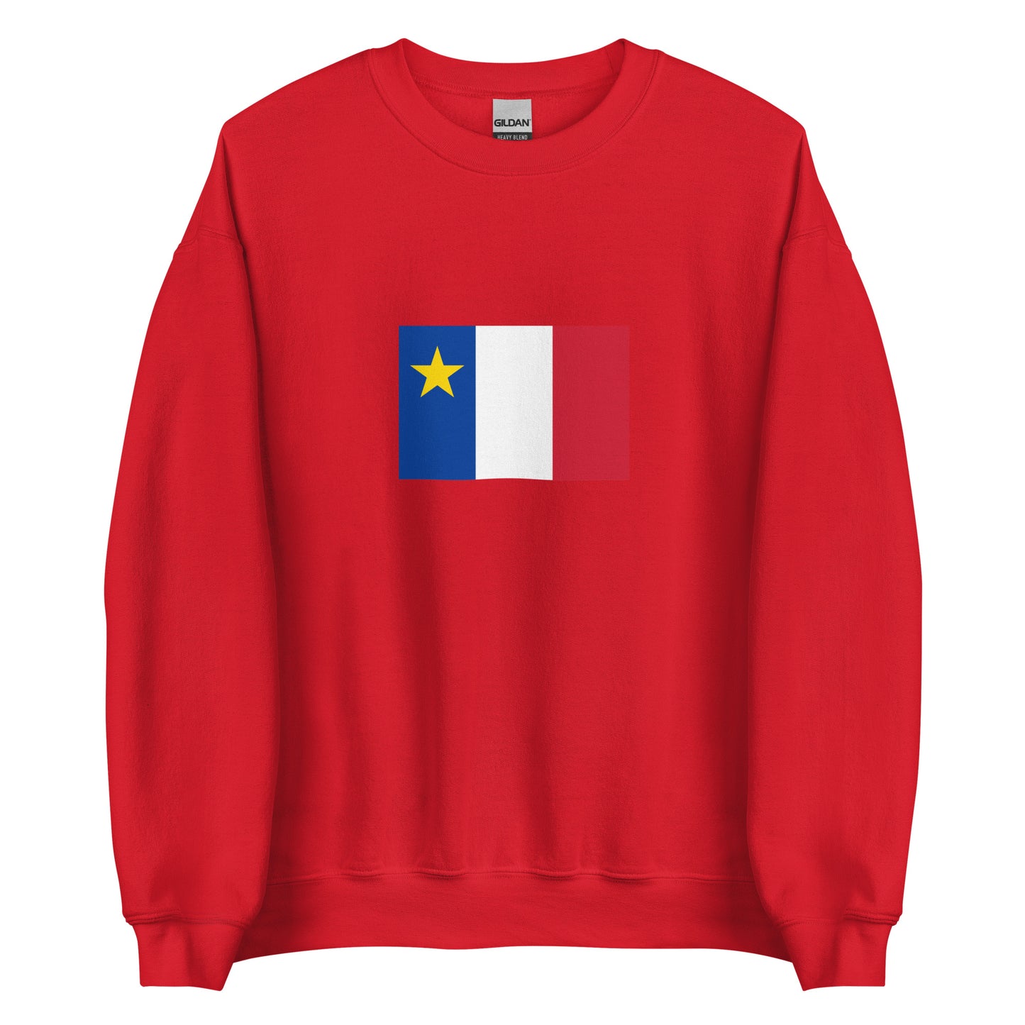 USA - French Acadians | Ethnic American Flag Interactive Sweatshirt