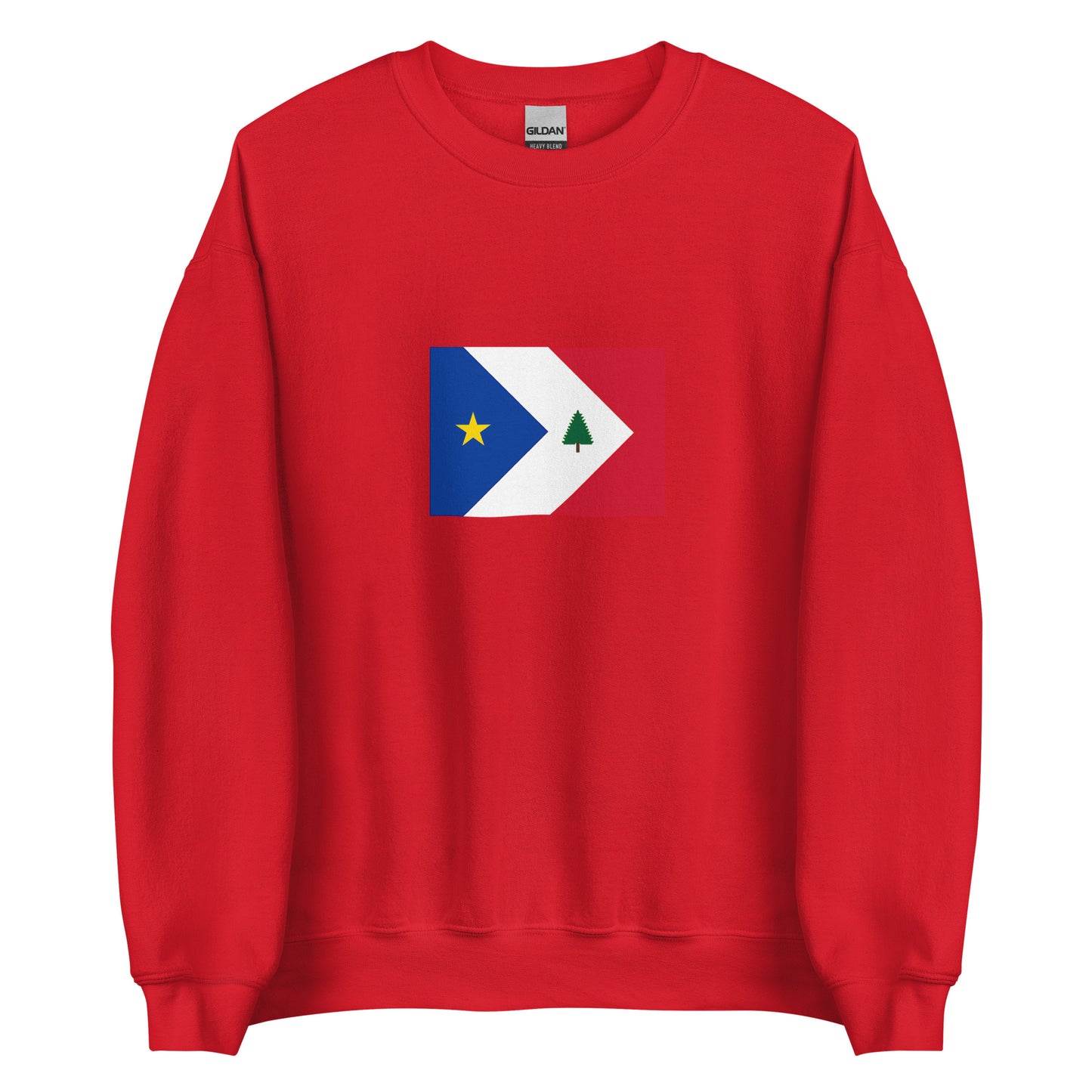 USA - New England Acadians | Ethnic American Flag Interactive Sweatshirt