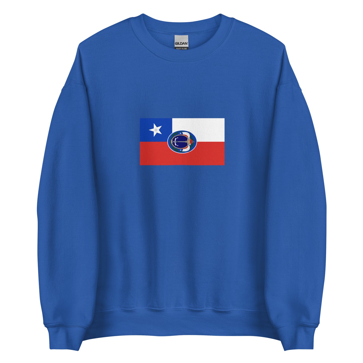 Chile - First Chilean Republic (1818-1834) | Historical Chilean Flag Interactive Sweatshirt