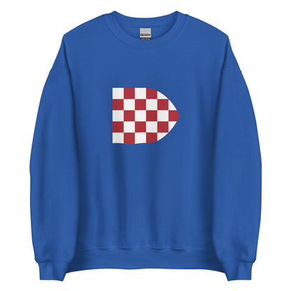 Croatia - Kingdom of Croatia and Dalmatia (1102-1526) | Historical Croatian Flag Interactive Sweatshirt