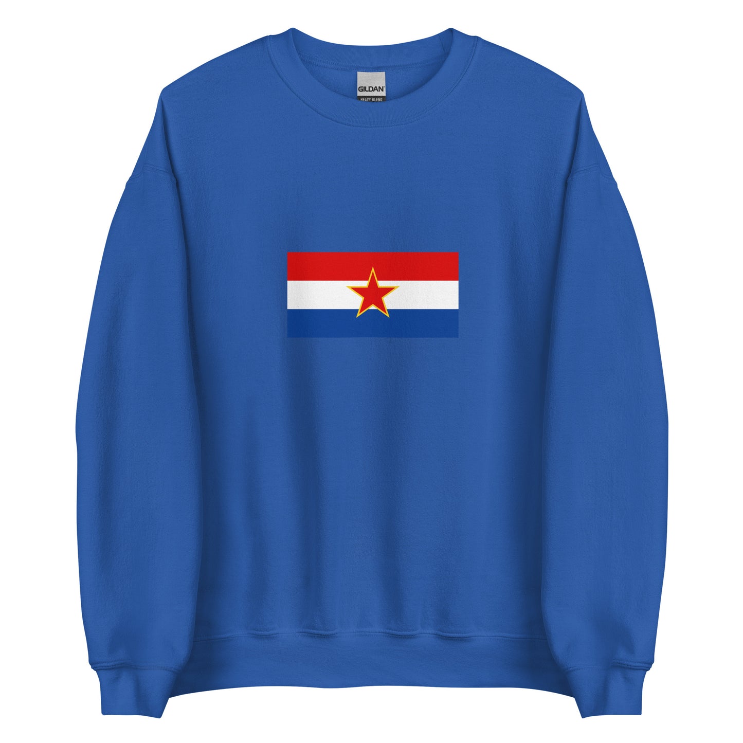 Croatia - Socialist Republic of Croatia (1941-1991) | Historical Croatian Flag Interactive Sweatshirt