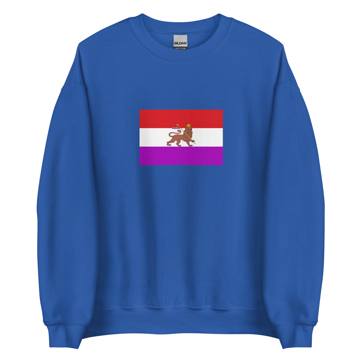 Ethiopia - Ethiopian Empire (1876-1881) | Historical Ethiopian Flag Interactive Sweatshirt