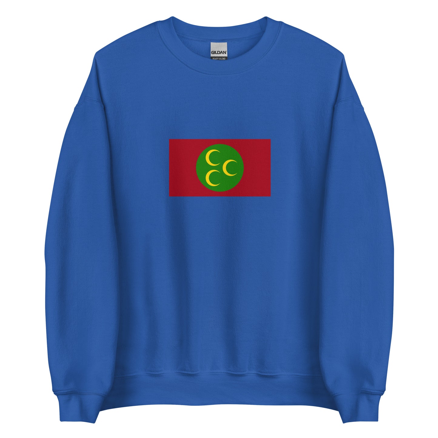 Jordan - Ottoman Syria (1516-1918) | Historical Jordanian Flag Interactive Sweatshirt