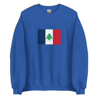 Lebanon - Greater Lebanon (1920-1943) | Historical Lebanese Flag Interactive Sweatshirt