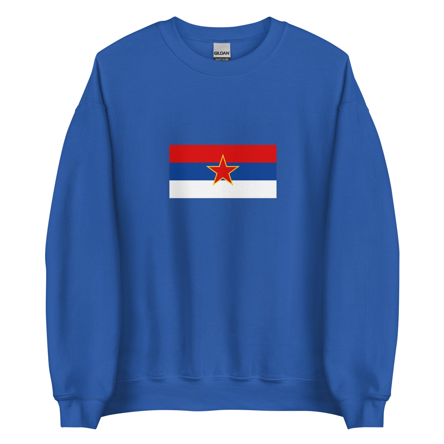 Montenegro - Socialist Republic of Montenegro (1945-1993) | Historical Montenegro Flag Interactive Sweatshirt