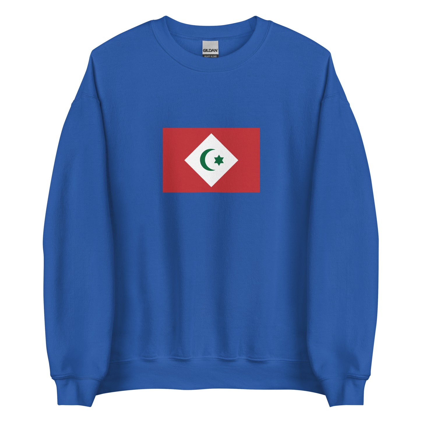 Morocco - Republic of the Rif (1921-1926) | Historical Moroccan Flag Interactive Sweatshirt