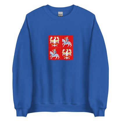 Poland - Jagiellonian Dynasty (1385-1572) | Historical Polish Flag Interactive Sweatshirt