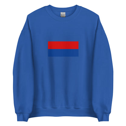 Serbia - Kingdom of Serbia (1217-1346) | Historical Serbian Flag Interactive Sweatshirt