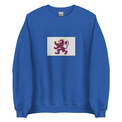 Spain - Kingdom of Leon (910-1833) | Historical Spanish Flag Interactive Sweatshirt
