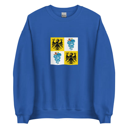 Switzerland - Duchy of Milan under the Holy Roman Empire (1395-1499) | Historical Suisse Flag Interactive Sweatshirt