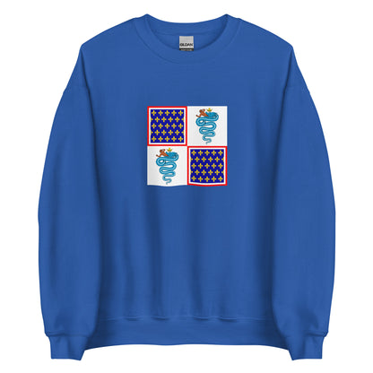Switzerland - Duchy of Milan under the Kingdom of France (1499-1512) | Historical Suisse Flag Interactive Sweatshirt