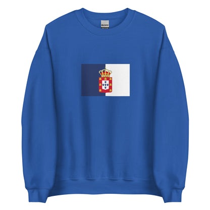 Portugal - Kingdom of Portugal (1830-1910) | Historical Portuguese Flag Interactive Sweatshirt