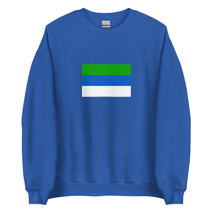 Latvia - Courland Governorate (1795-1918) | Historical Latvian Flag Interactive Sweatshirt