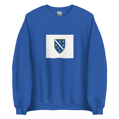 Bosnia Herzegovina - Bosniaks | Ethnic Bosnian Flag Interactive Sweatshirt
