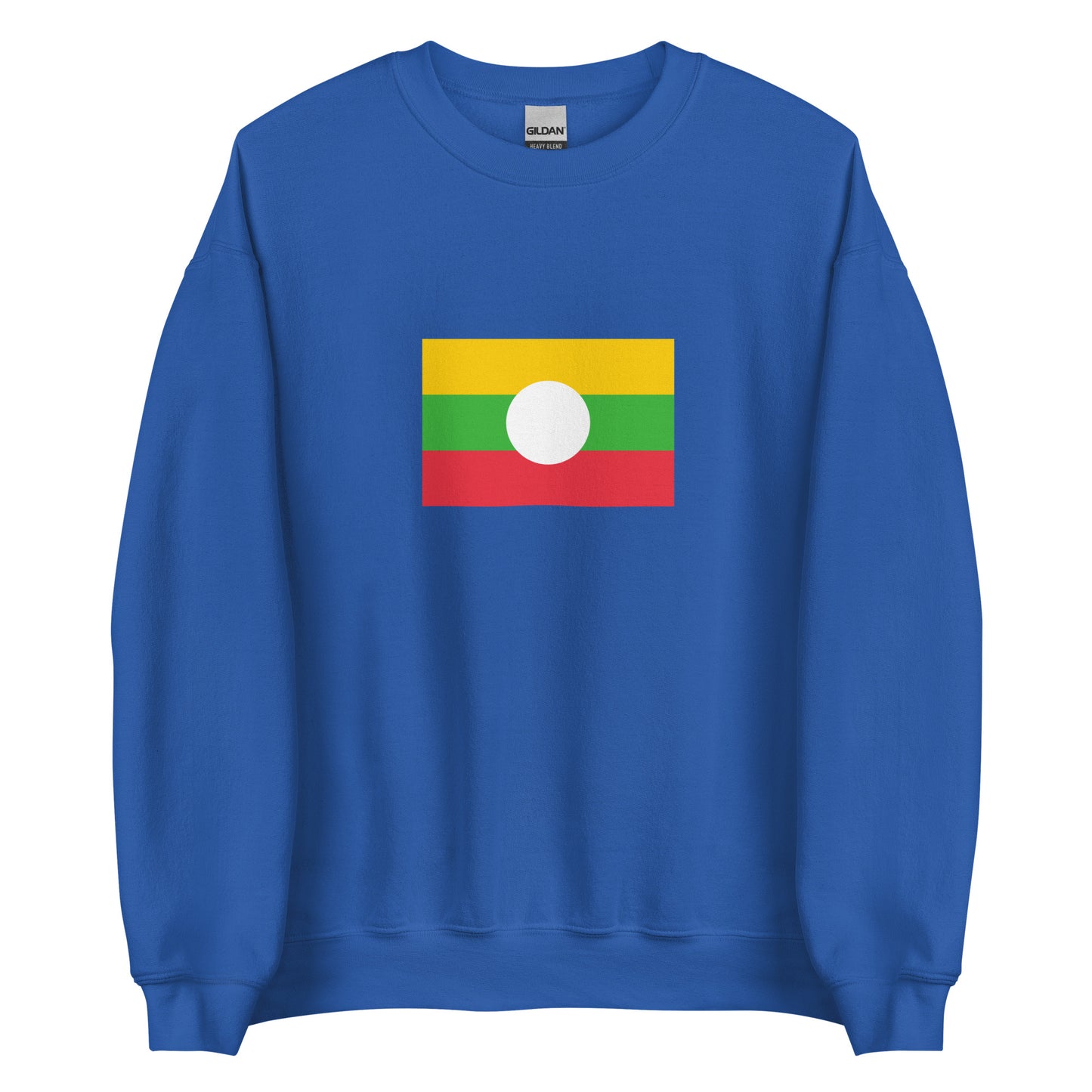 Myanmar (Burma) - Shan People | Ethnic Myanmar Flag Interactive Sweatshirt