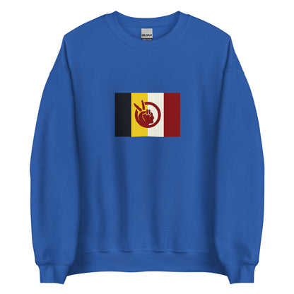 USA - Native Americans | Indigenous American Flag Interactive Sweatshirt