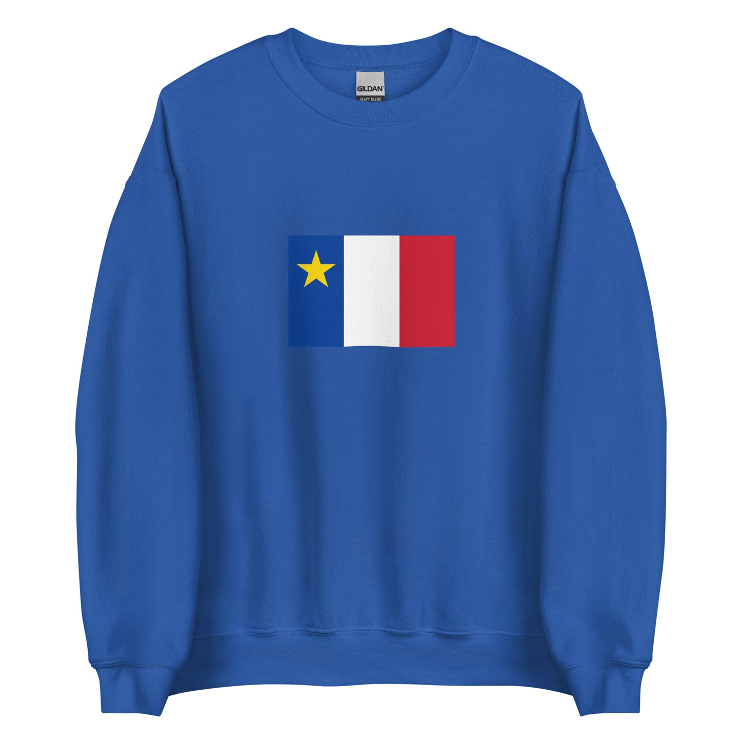 USA - French Acadians | Ethnic American Flag Interactive Sweatshirt