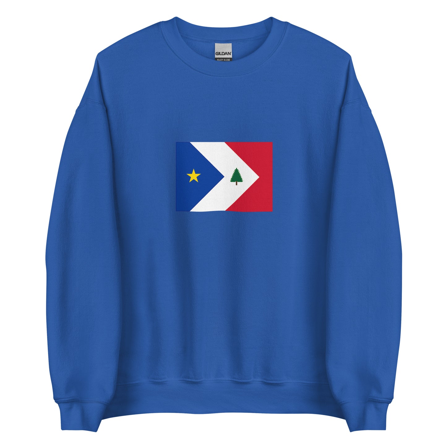 USA - New England Acadians | Ethnic American Flag Interactive Sweatshirt