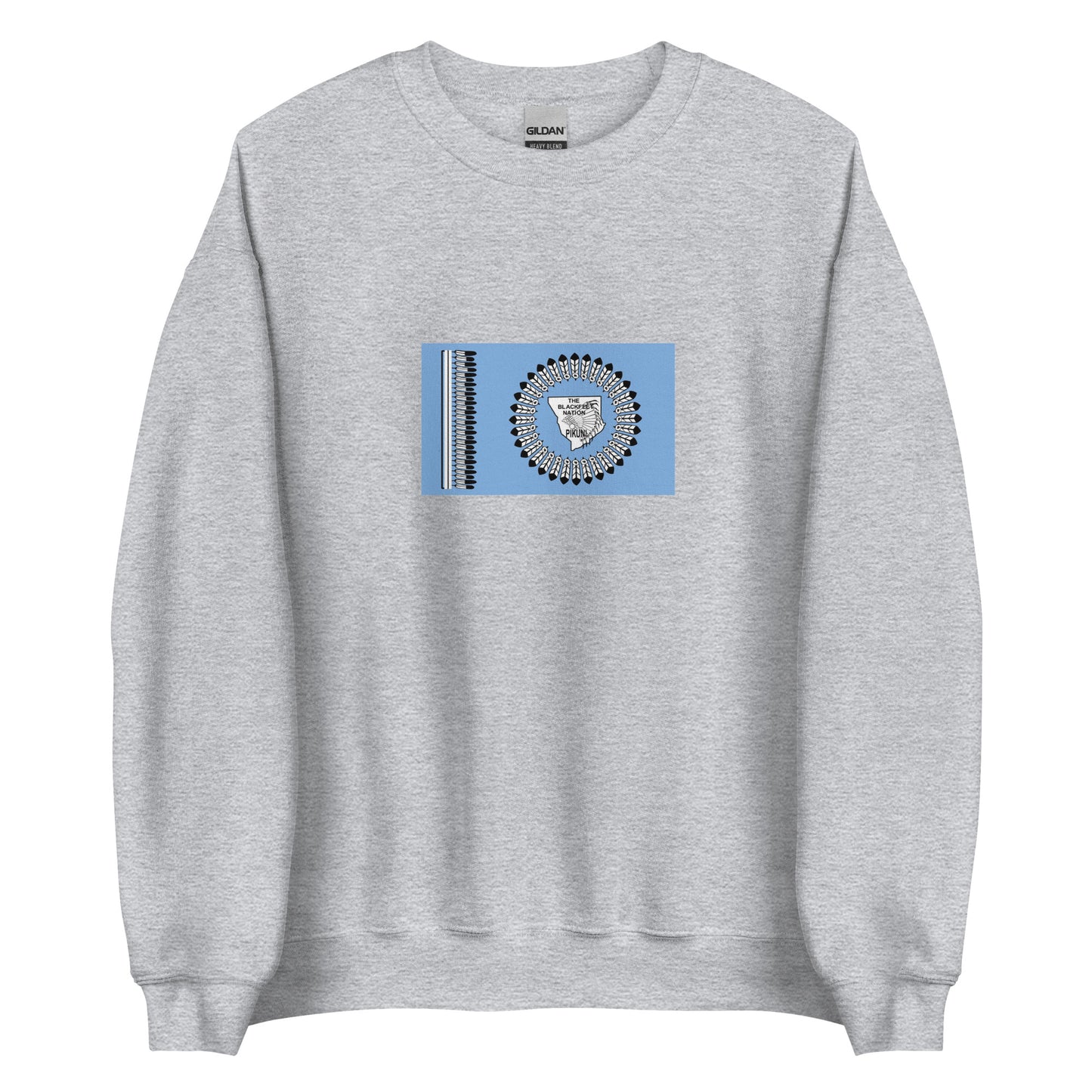 USA - Blackfeet people | Native American Flag Interactive Sweatshirt