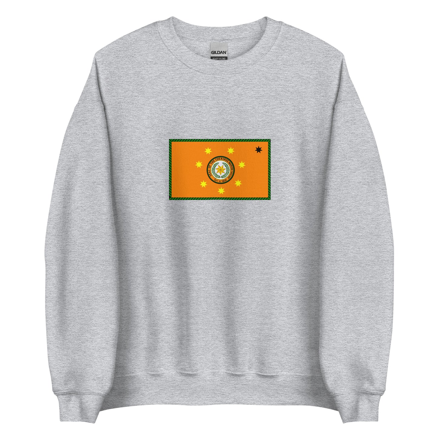 USA - Cherokees | Native American Flag Interactive Sweatshirt