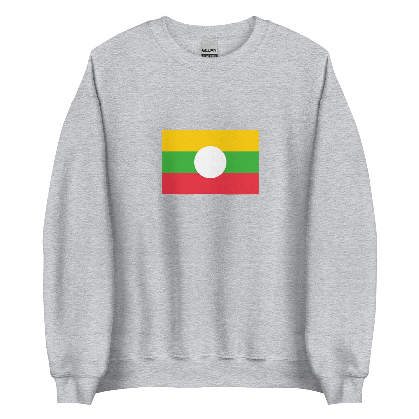 Myanmar (Burma) - Shan People | Ethnic Myanmar Flag Interactive Sweatshirt