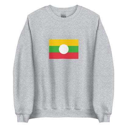 Myanmar (Burma) - Shan People | Ethnic Myanmar Flag Interactive Sweatshirt
