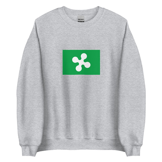 Italy - Lombards | Ethnic Italian Flag Interactive Sweatshirt