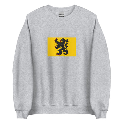 Belgium - County of Flanders (862-1797) | Historical Belgian Flag Interactive Sweatshirt