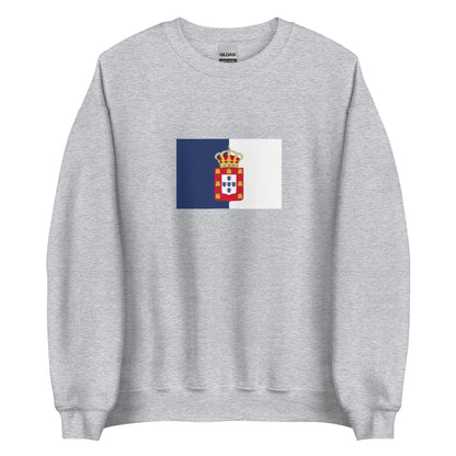 Portugal - Kingdom of Portugal (1830-1910) | Historical Portuguese Flag Interactive Sweatshirt