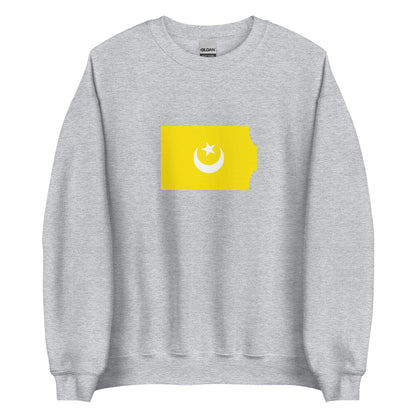 Tunisia - Hafsid Dynasty (1424-1488) | Historical Tunisian Flag Interactive Sweatshirt