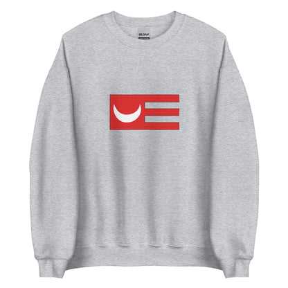 Tunisia - Hafsid Dynasty (1300-1337) | Historical Tunisian Flag Interactive Sweatshirt