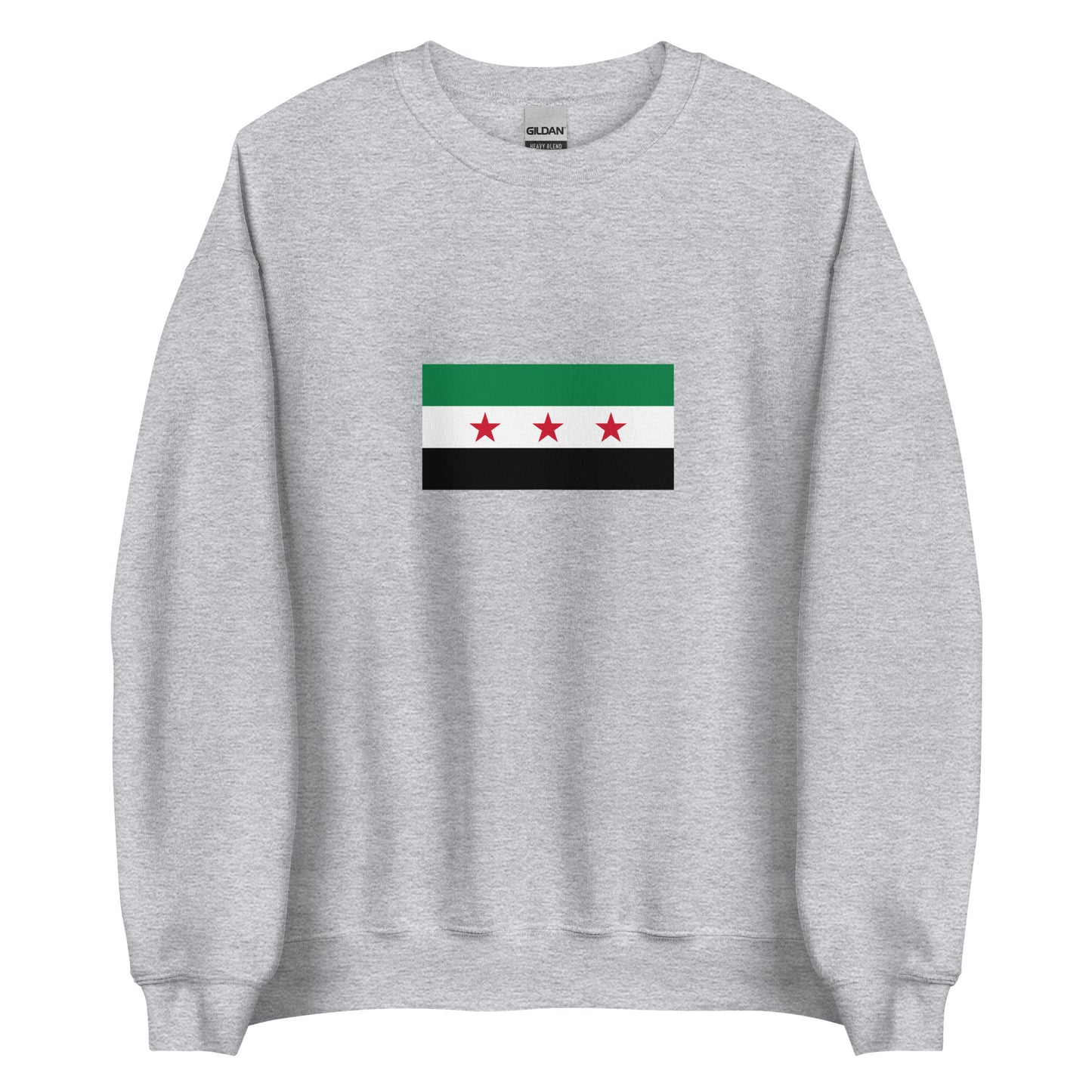 Syria - Syrian Republic (1930-1963) | Historical Syrian Flag Interactive Sweatshirt