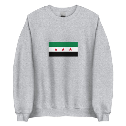 Syria - Syrian Republic (1930-1963) | Historical Syrian Flag Interactive Sweatshirt