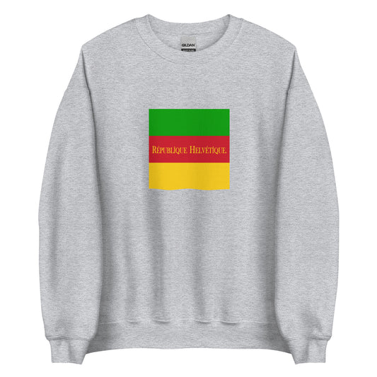 Switzerland - Helvetic Republic (1798 - 1803) | Historical Flag Unisex Sweatshirt