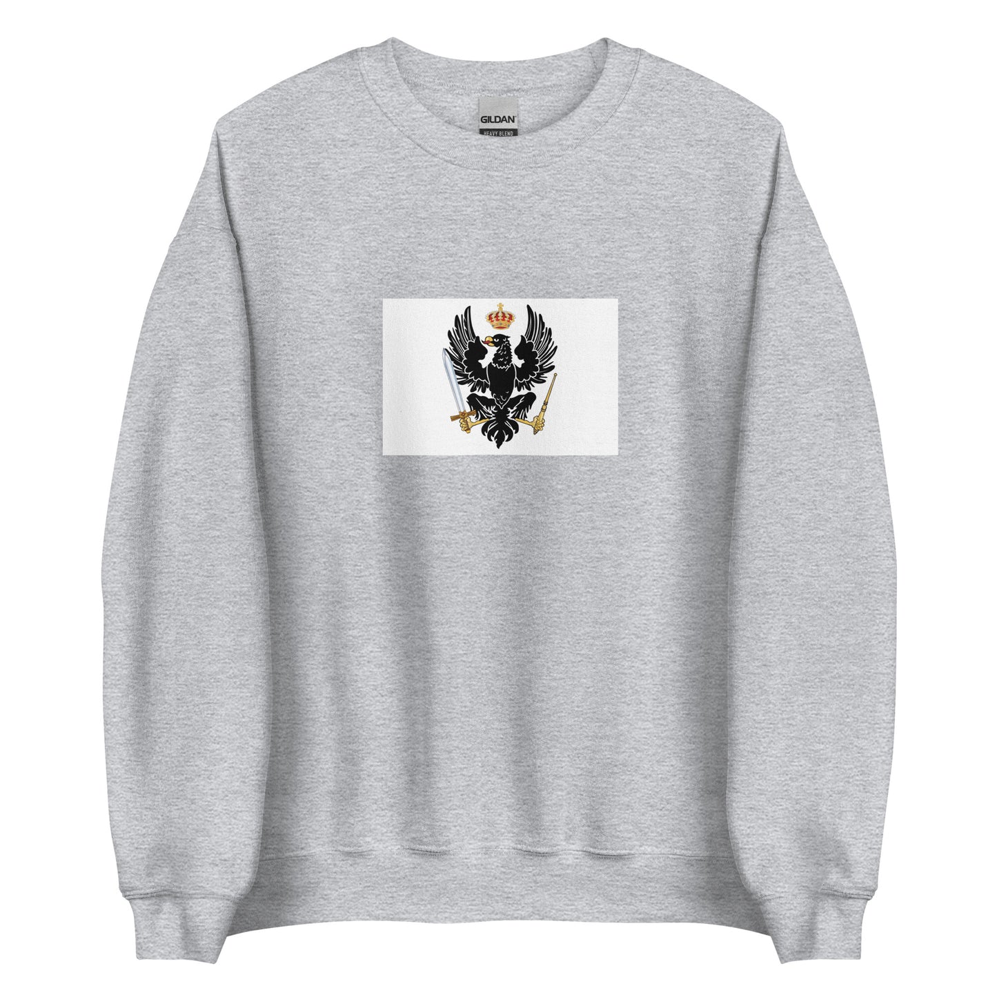 Switzerland - Kingdom of Prussia (1707 - 1848) | Historical Flag Interactive Unisex Sweatshirt