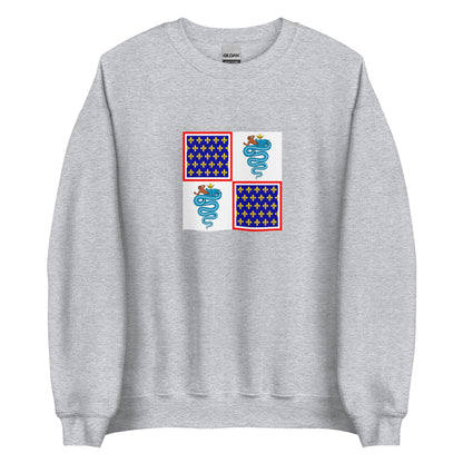 Switzerland - Duchy of Milan under the Kingdom of France (1499-1512) | Historical Suisse Flag Interactive Sweatshirt