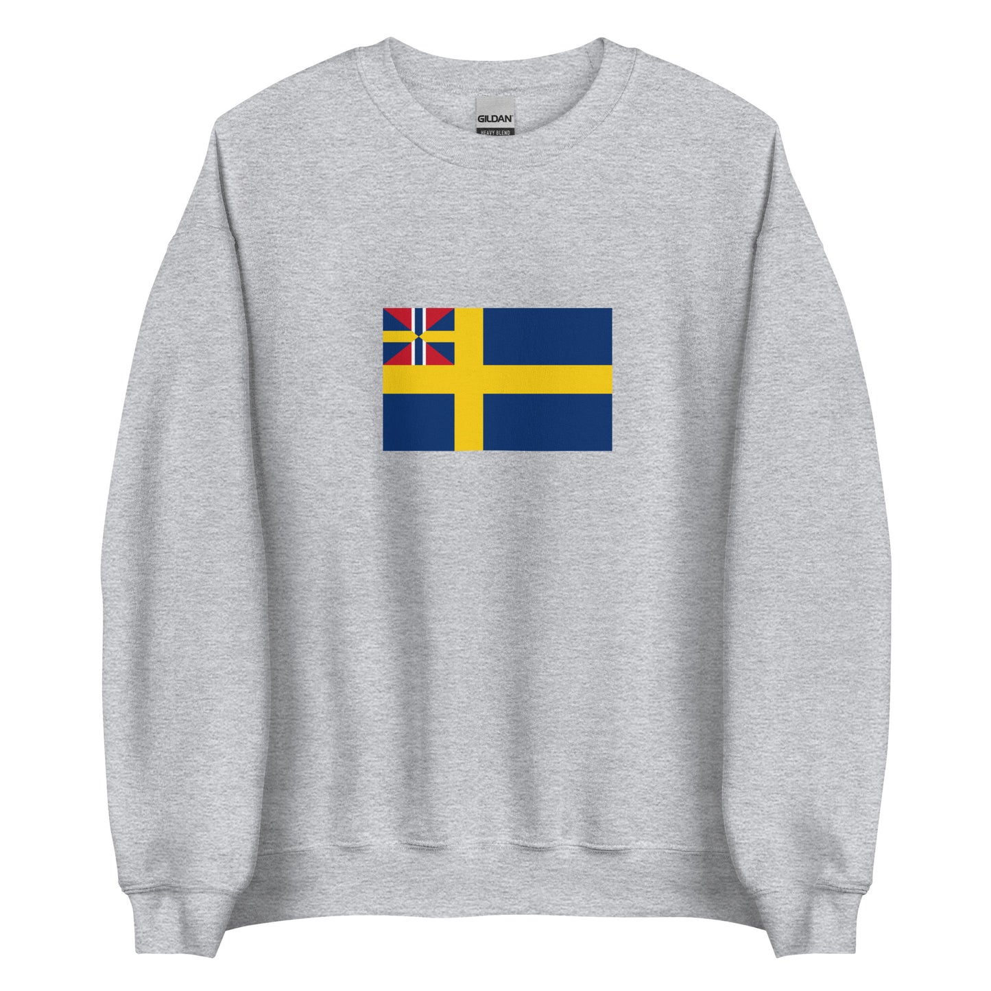 Sweden - United Kingdoms of Sweden and Norway (1814-1905) | Historical Swedish Flag Interactive Sweatshirt